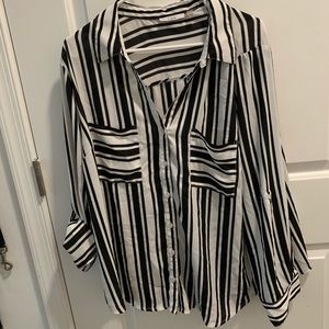 Dex Striped Blouse 2x